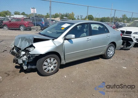 2004 Toyota Corolla Le from USA, damaged, VIN JTDBR38E842036268